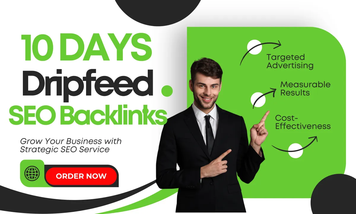 10 Days Dripfeed SEO Backlink Service Natural Link Building for Lasting Results