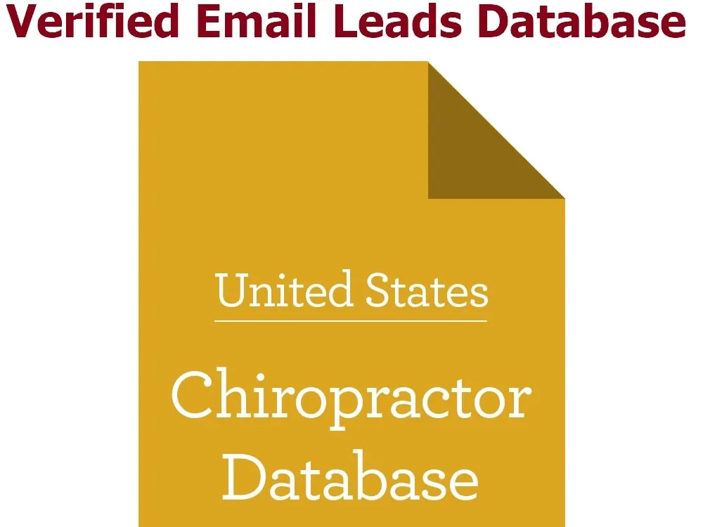 Provide You USA Weight Loss, Chiropractor, Dentist and Physical Therapist Email Leads