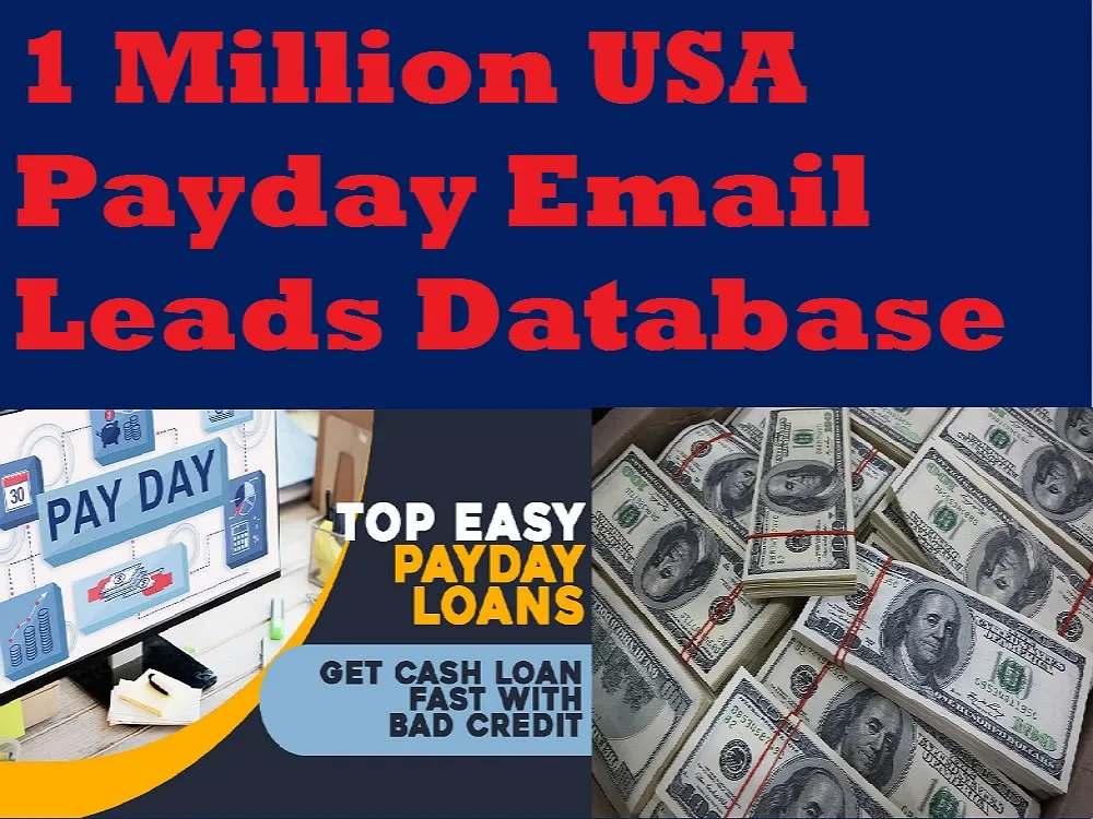 Provide You 1 Million USA Payday Email Leads Database