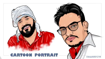 Design an Amazing Cartoon Portrait