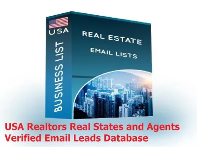 Give You 877,000 USA Realtors Real States and Agents Verified Email Leads Database