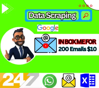 I will do Web & Data Scraping web Research