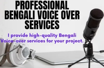 provide High quality and Attractive female Bengali/Bangla Voiceover within 24 hours