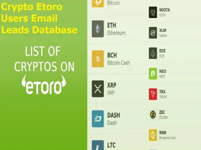 Provide You With Over 1 Million Gemini and Etoro Users Email Leads Database