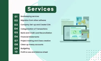 provide efficient bookkeeping services using QuickBooks online 