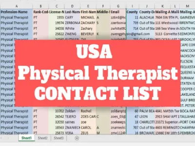 Provide You USA Weight Loss, Chiropractor, Dentist and Physical Therapist Email Leads